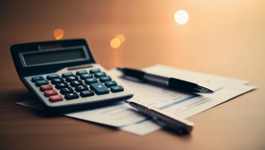 Calculadora e documentos para análise tributária